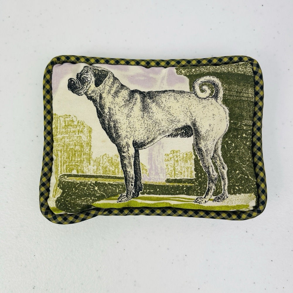 Decorative Pug Pillow Cover Pug Gifts for Pug Lovers 5x4" Dog Pillow